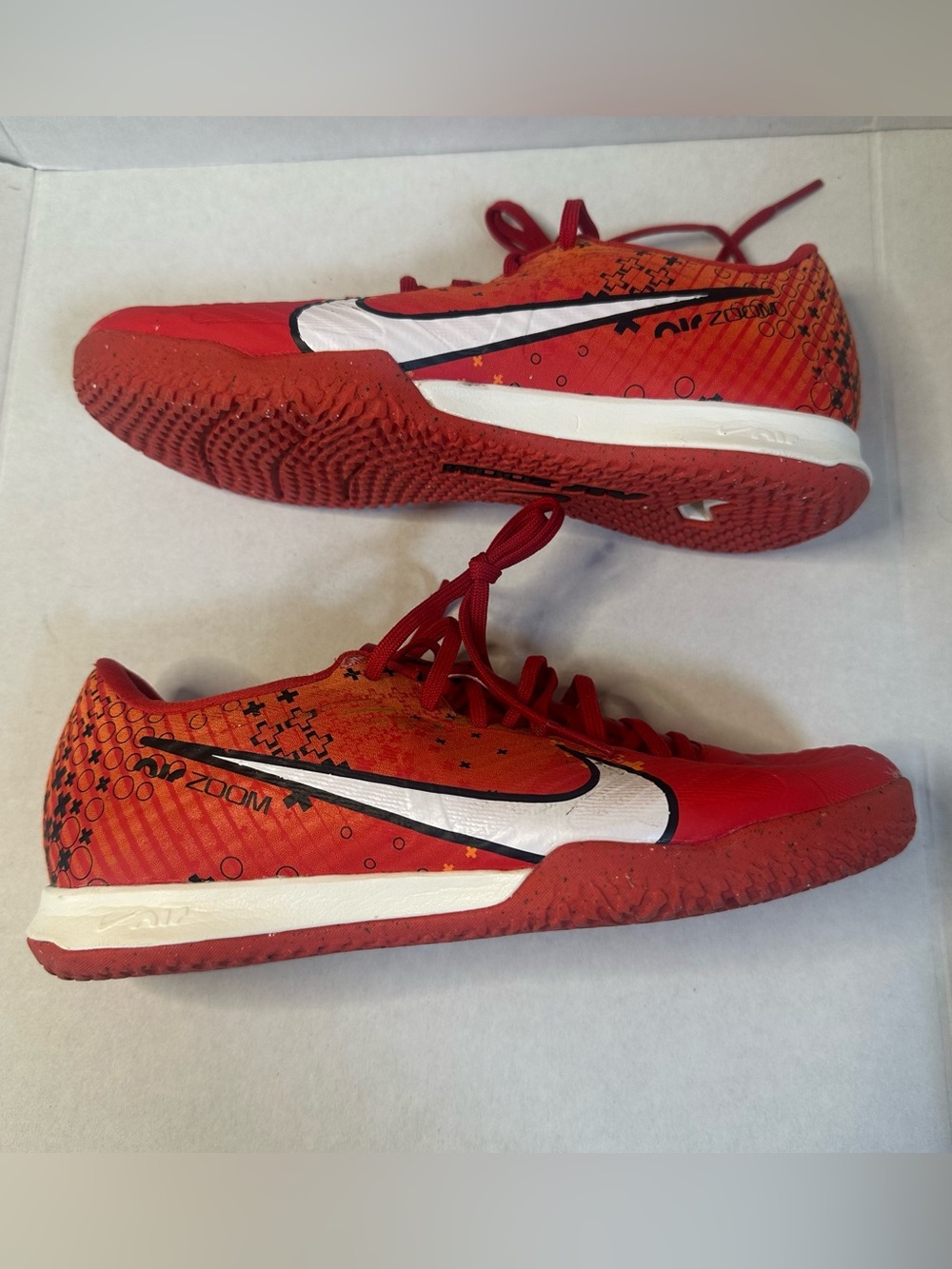 Nike Air Zoom Mercurial Vapor 15 Academy MDS IC Indoor Soccer Shoes 4 kids - Picture 6 of 8